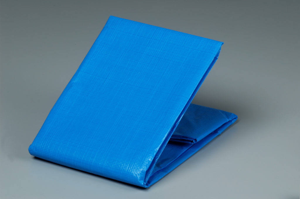 100枚 ブルーシート #2500 OSシート 2.7 × 3.6 m ブルー 萩原工業製 国産日本製 個人宅配送不可 代引不可 - 1
